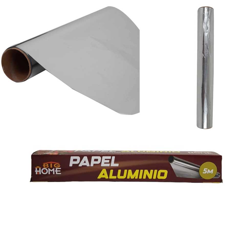 Papel Aluminio 5Metros Big Home Big1040