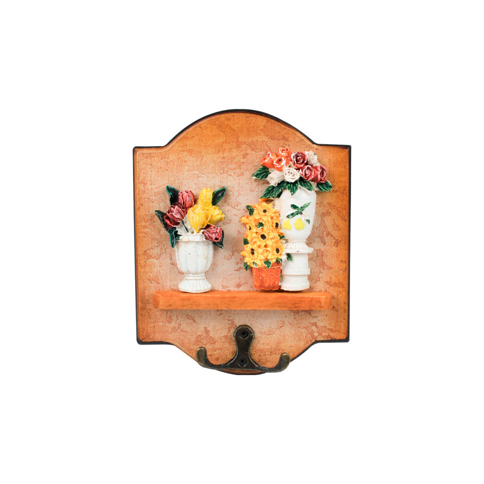 Porta Llaves Madera 16X13Cm Mia4507