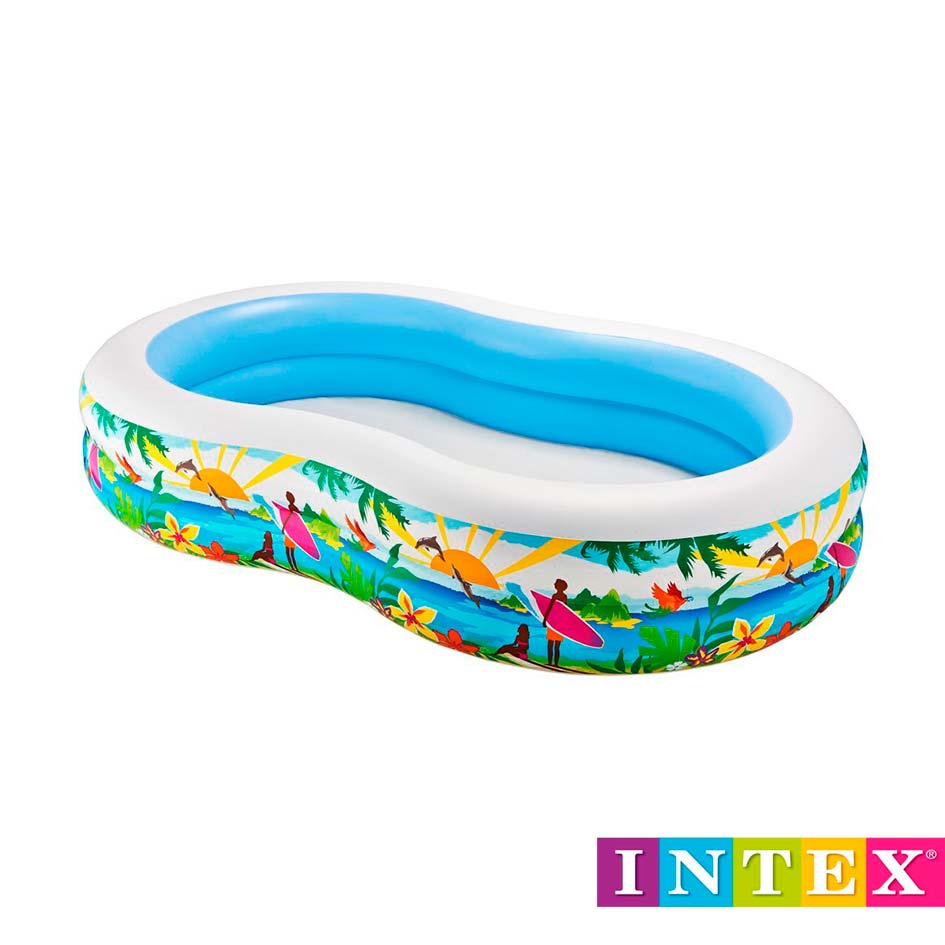 Piscina Inflable Laguna 262X160X46Cm 700 Litros Intex 56490Np