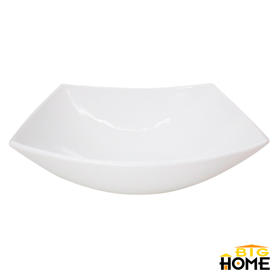 Plato Hondo Opal Cuadrado 11.5 pulgadas Big Home Blanco JFW115/3