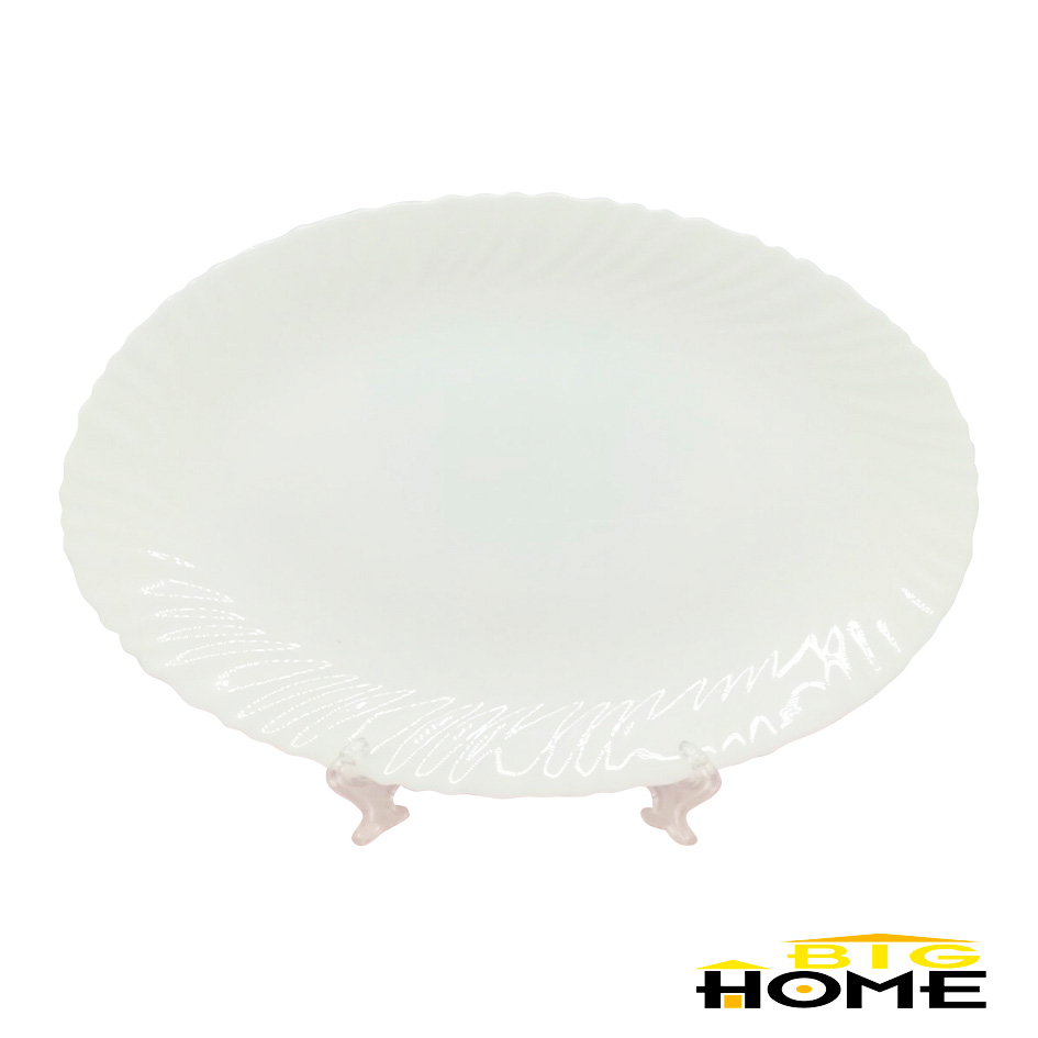 Plato Tendido Opal Ovalado 12 pulgadas Big Home Blanco LHYP120/2