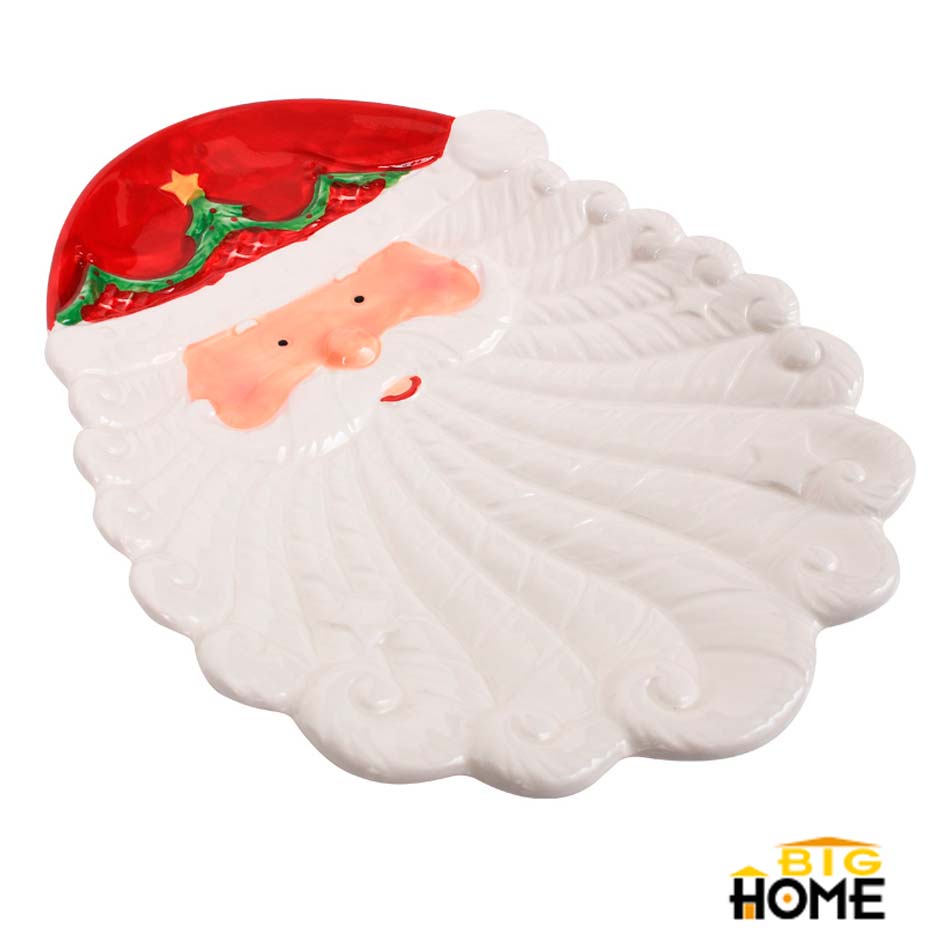 Plato Big-Home Papanoel Dolom Navidad H8C22