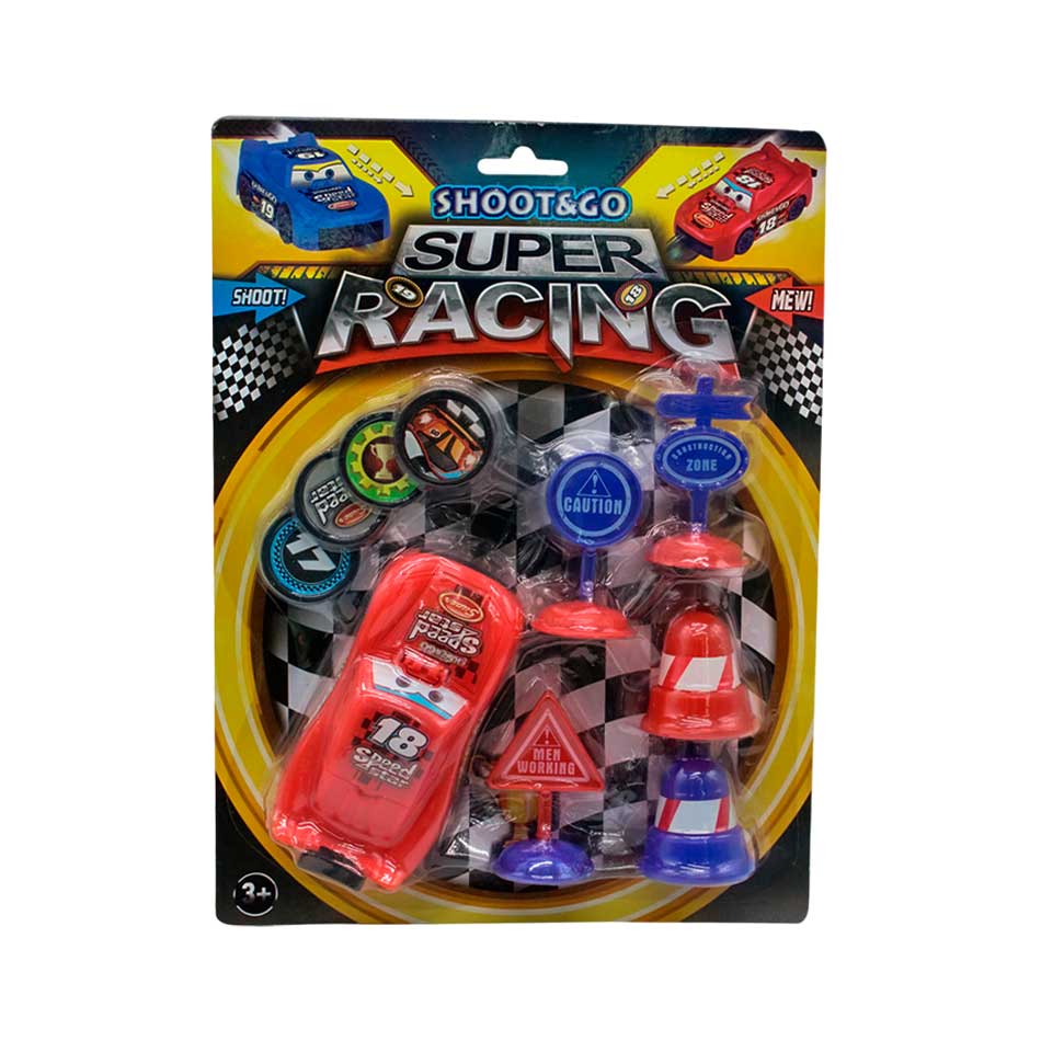 Carro Shoot Plastico 10 Piezas Bl 1914