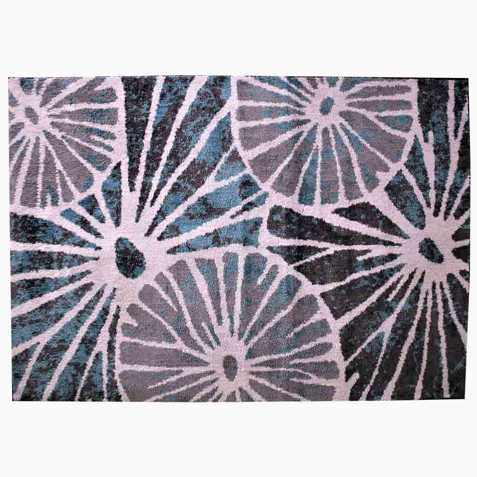 Alfombra Poliéster Para Sala Moderno Abstracto 12Mx23M Da9015