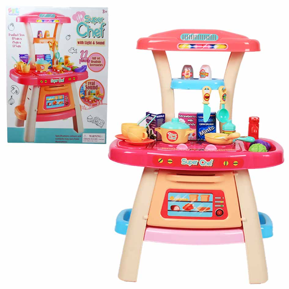 Cocina Infantil Super Chef Con Luz Sonido 16855A