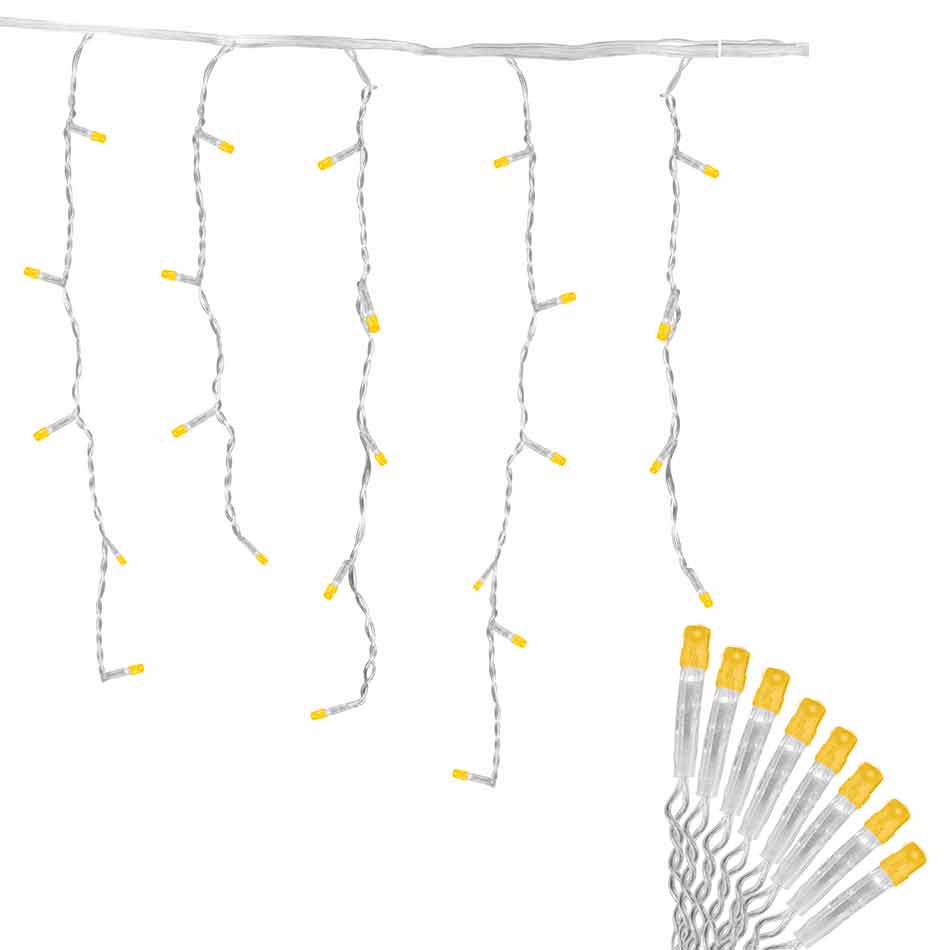 Luces Navidad Led Guirnaldas 600L Calida Mia-7198Am600