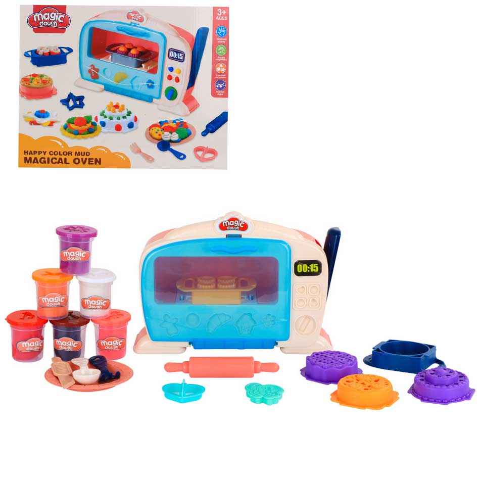 Horno Juguete De Plastilina Y Accesorios 8080