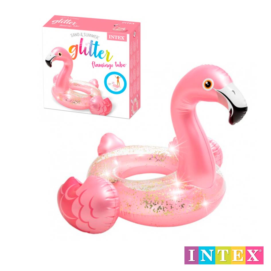Flotador Pvc Flamingo 89X71Cm Intex 56251Np