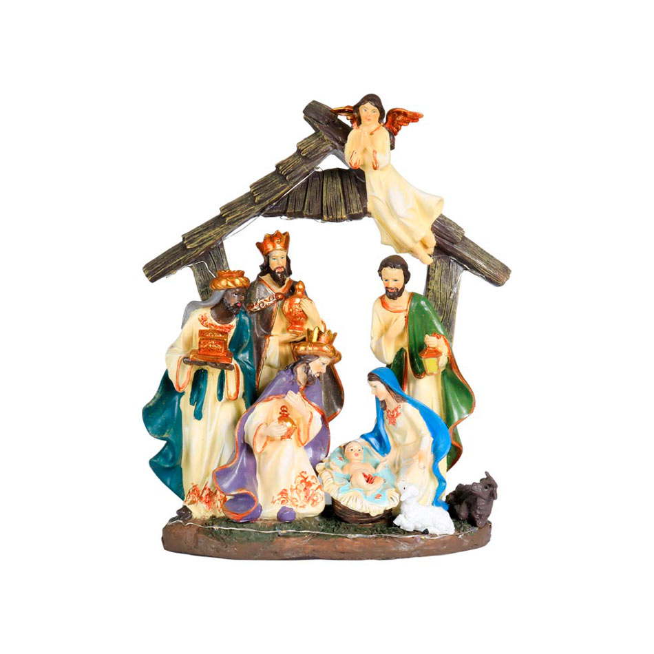 Nacimiento De Resina Con Luz Mia10104 Mia11046