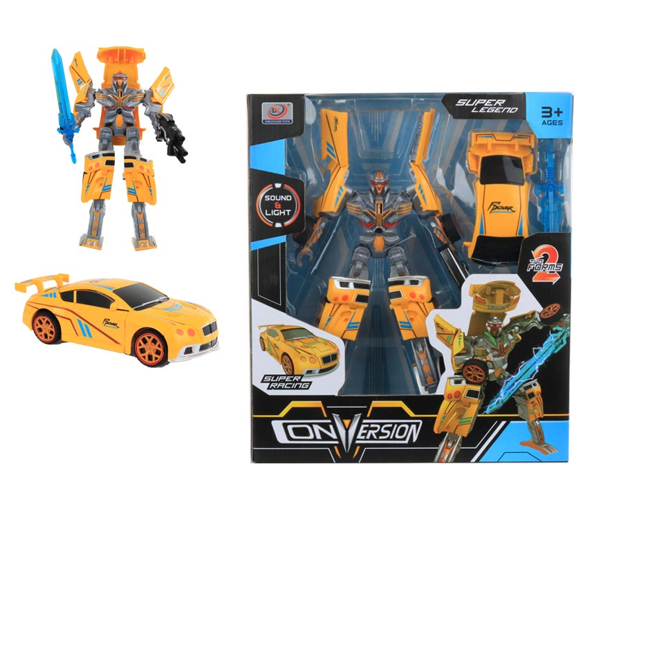 Robot Conversion Blade Sport Auto Con Luz Y Sonido 3884