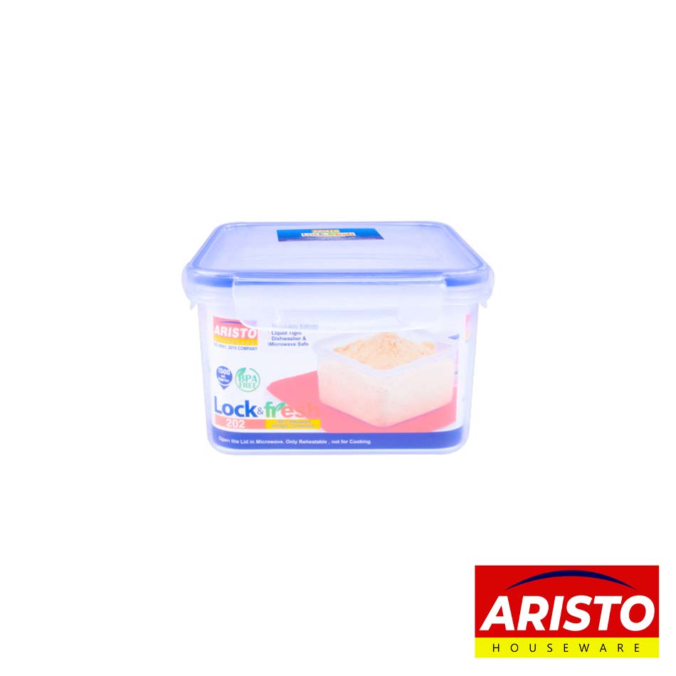 Repostero Plástico Cuadrado 1500Ml Aristo 502295