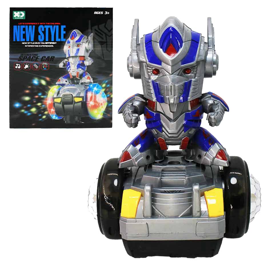 Robot Con Luz Son Transform New Style 17128