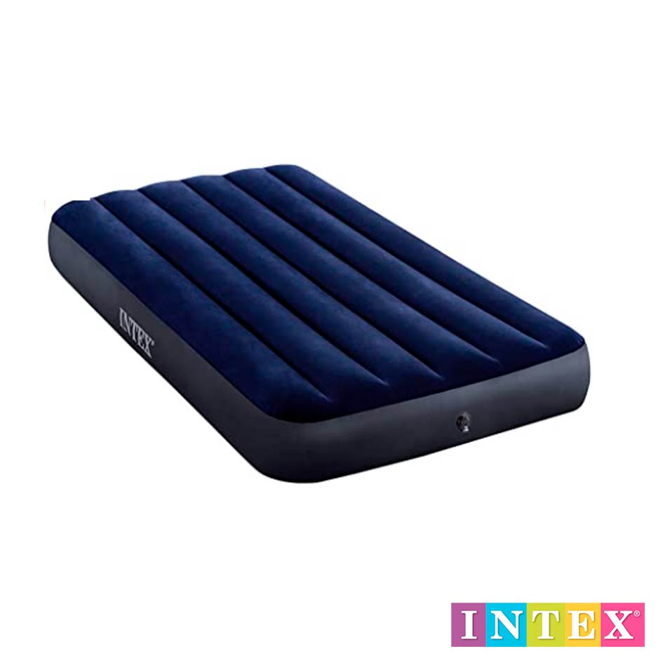 Colchon Inflable Individual 191X99X23Cm Intex Azul 64757
