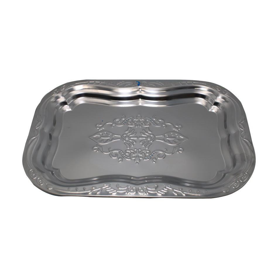 Bandeja Acero Inoxidable Rectangular Mia-8900
