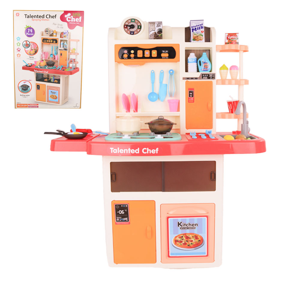 Cocina Con Accesorios 74 Piezas Little Chef 922-105