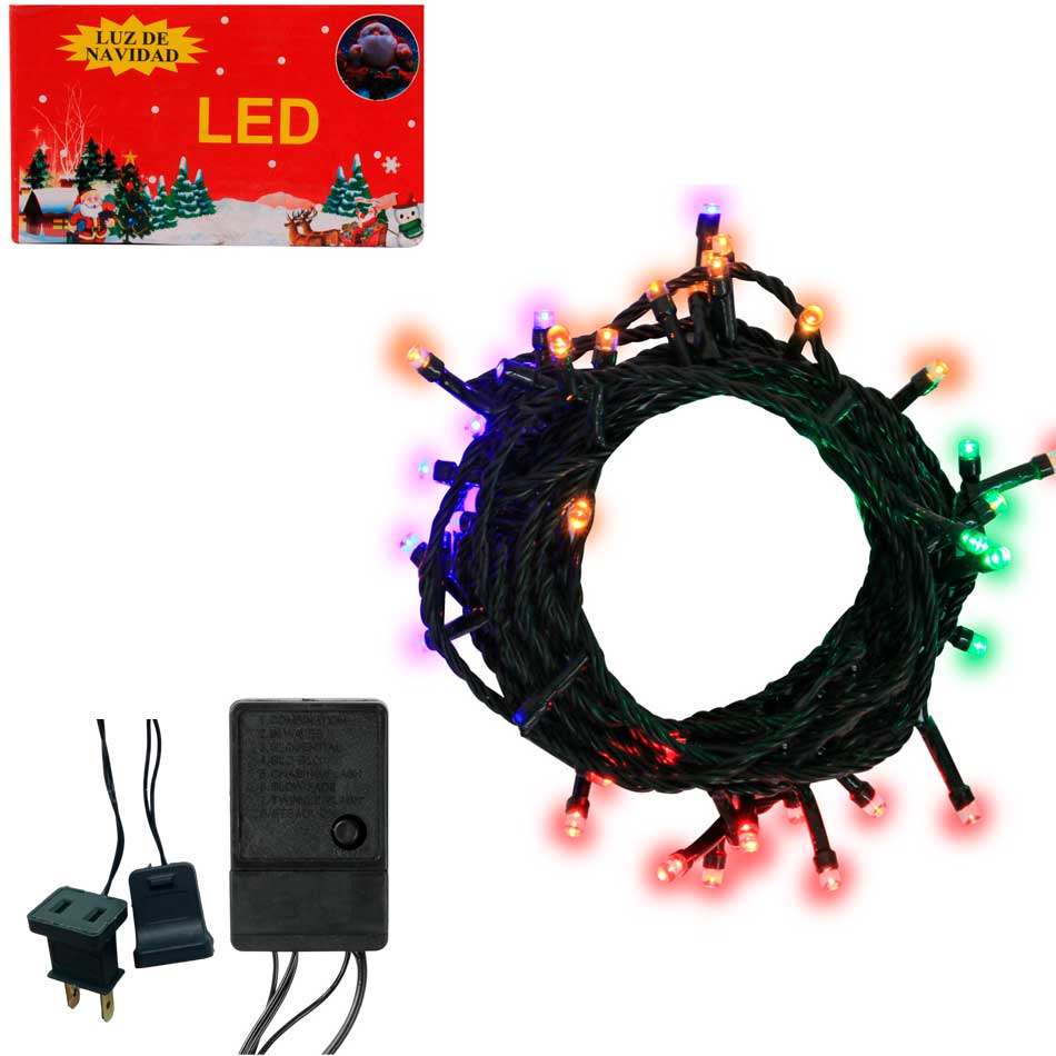 Luces Navidad Arrocillo 200L Multicolor Mia-4687M200