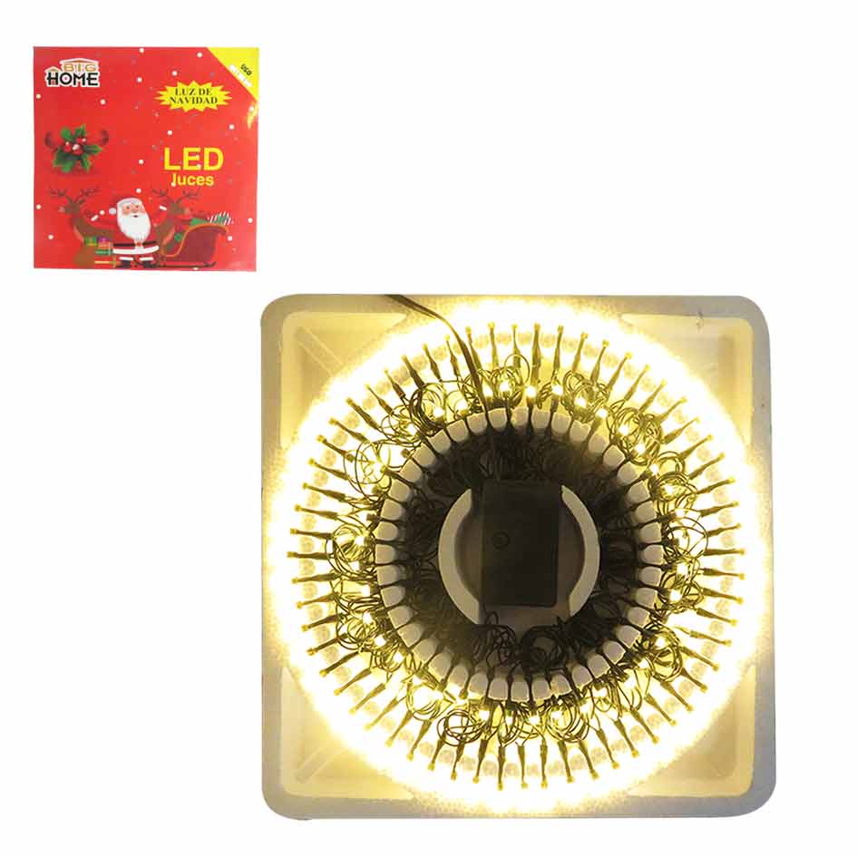 Luces Navidad Led Correc 100L Mia-4221Am Calida
