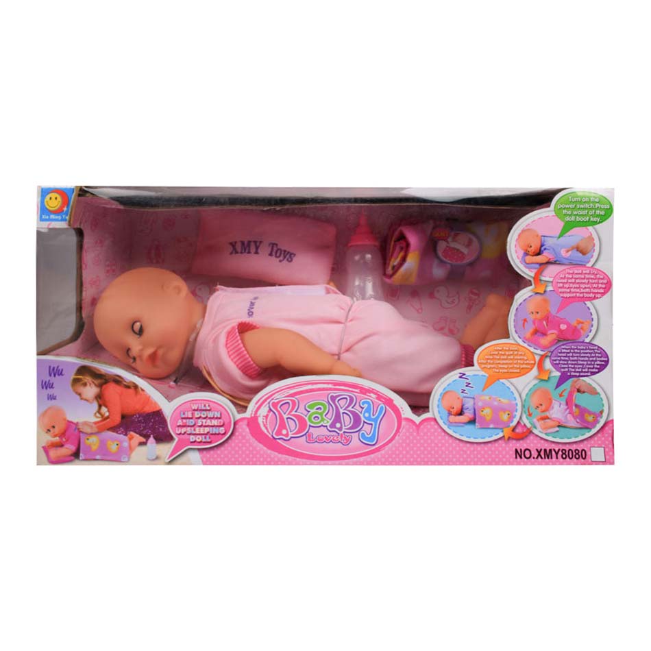 Muñeca Dormilona Con Accesorios Xmy8080