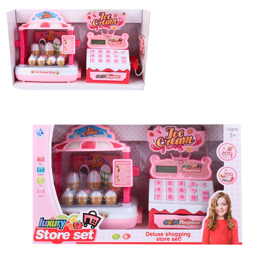 Caja Registradora Y Puesto De Helado Store Set Cf8651
