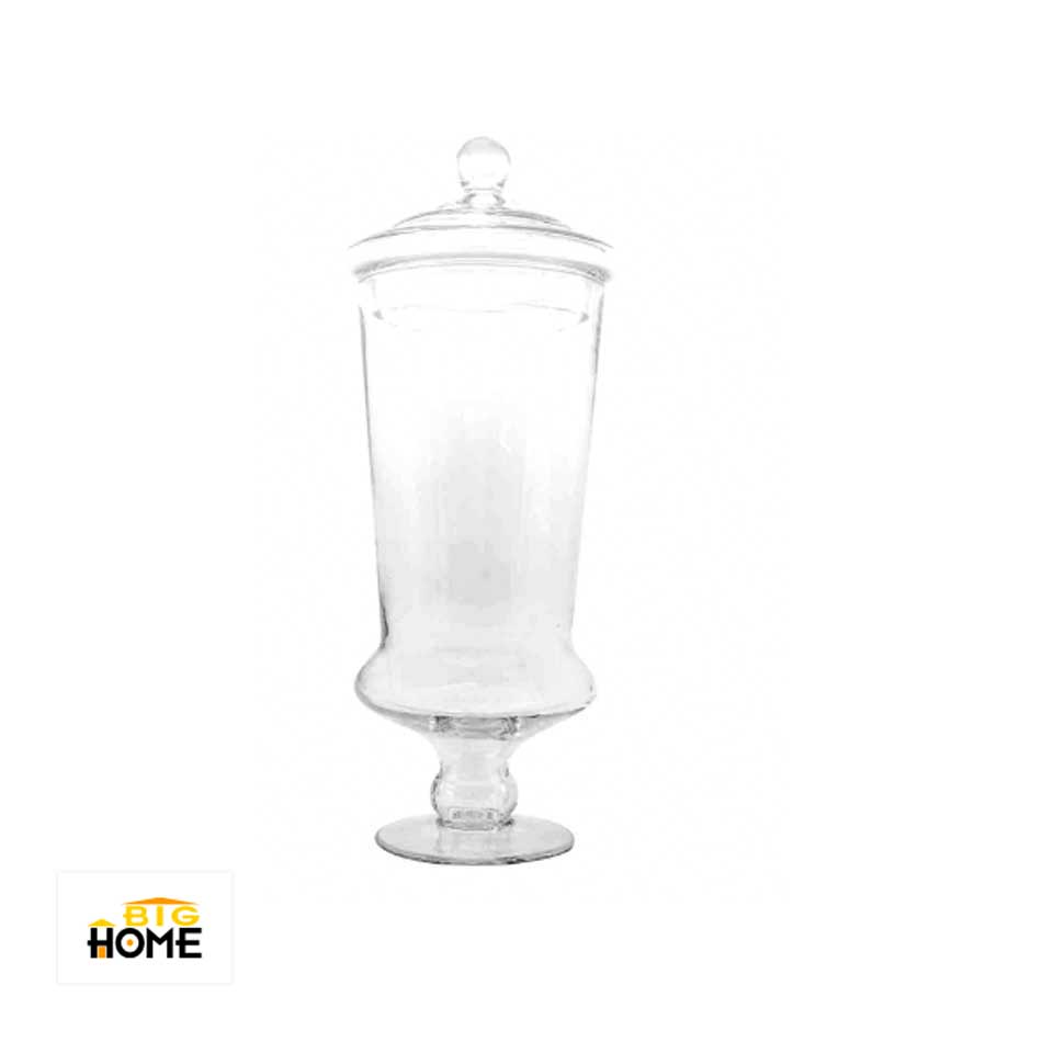 Jarrón Vidrio Big Home Con Tapa Mv1013