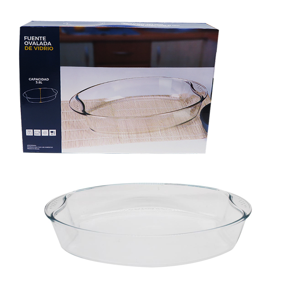 Pyrex Molde Refractario Ovalado 3.8L 9170 Big Home