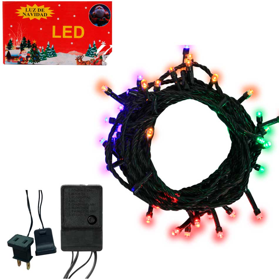 Luces Navidad Led Arroc C/V 400L Multicolor Mia-4687M400