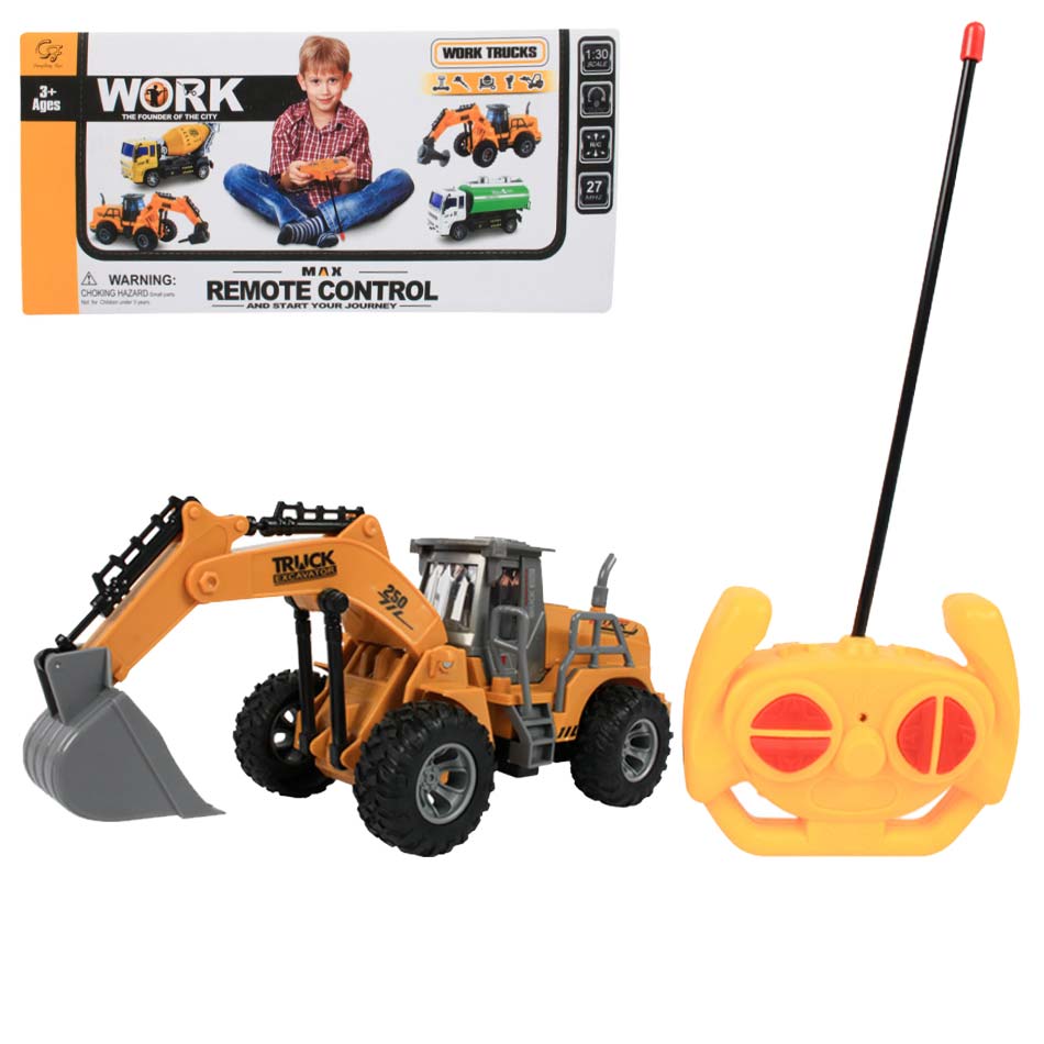 Excavadora Control Remoto Work Caja 9874-1