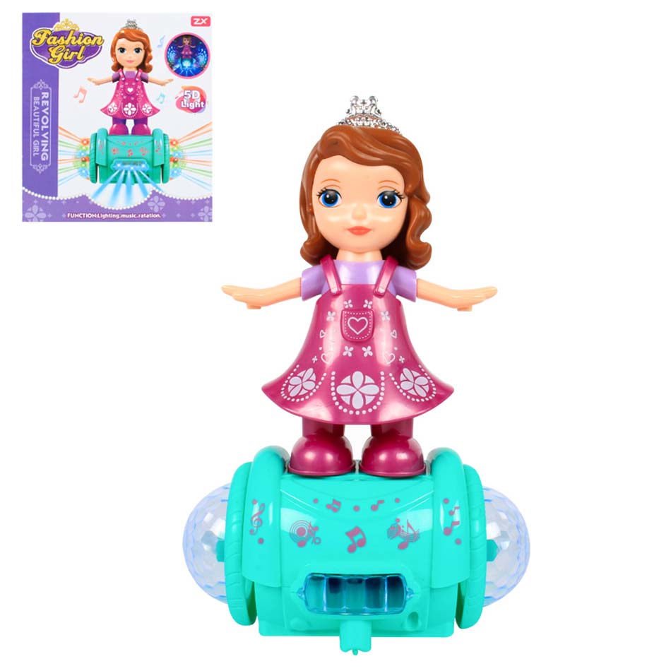 Muñeca Con Luz Y Sonido Fashion Girl Zx3783