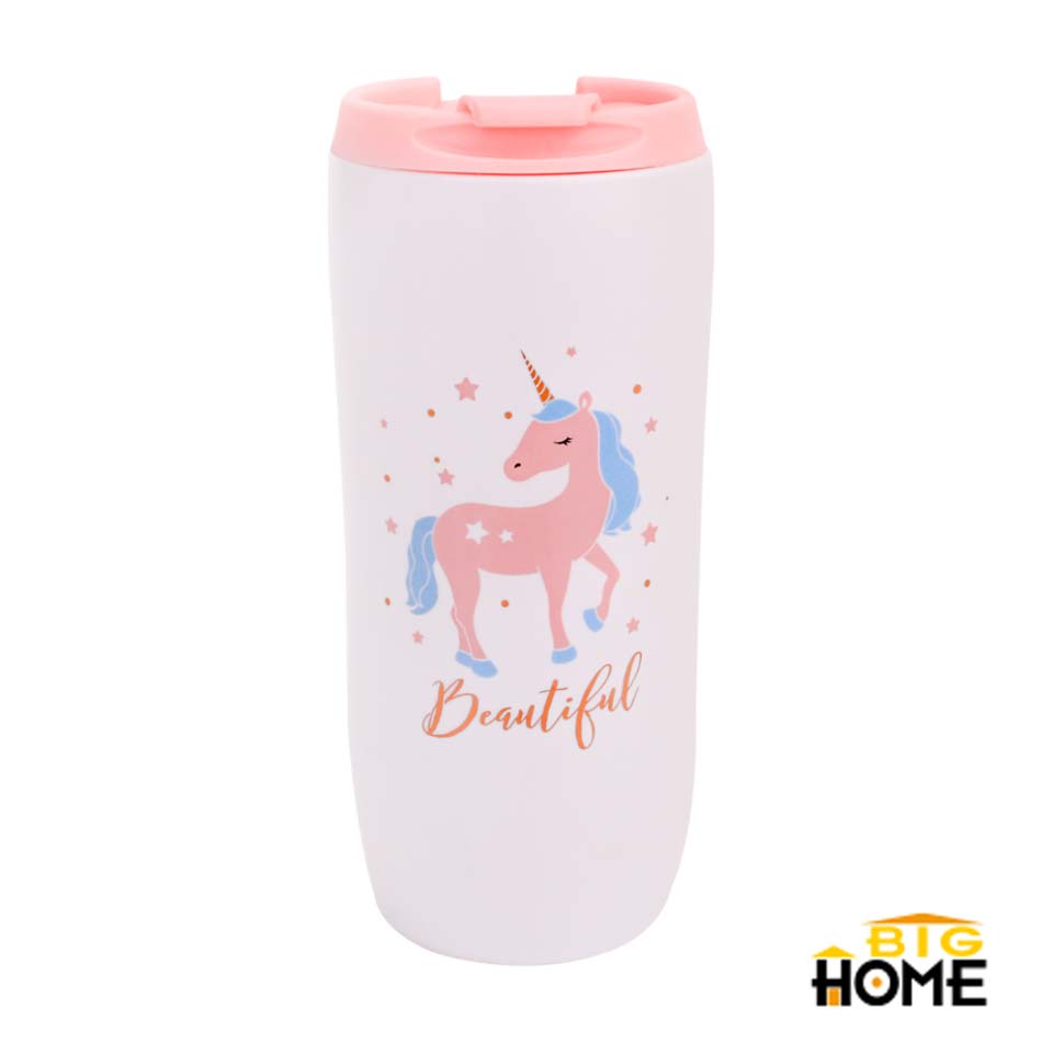 Vaso Ceramica Termico Unicornio 400Ml Big Home Mia7636