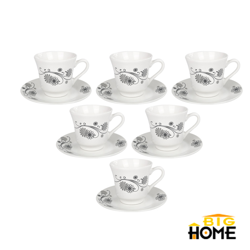 Taza Con Plato Big-Home 220Cc Gh25812/Flr