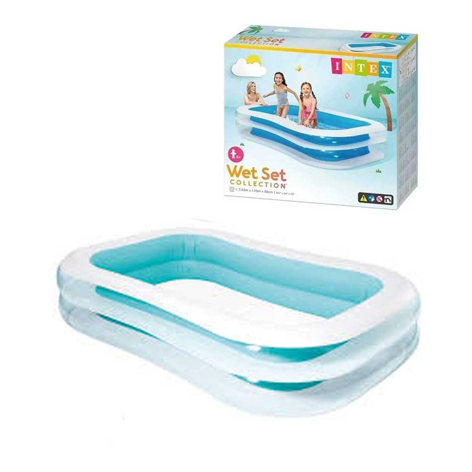 Piscina Inflable Rectangular 76x262x175cm 770L Intex 56483NP