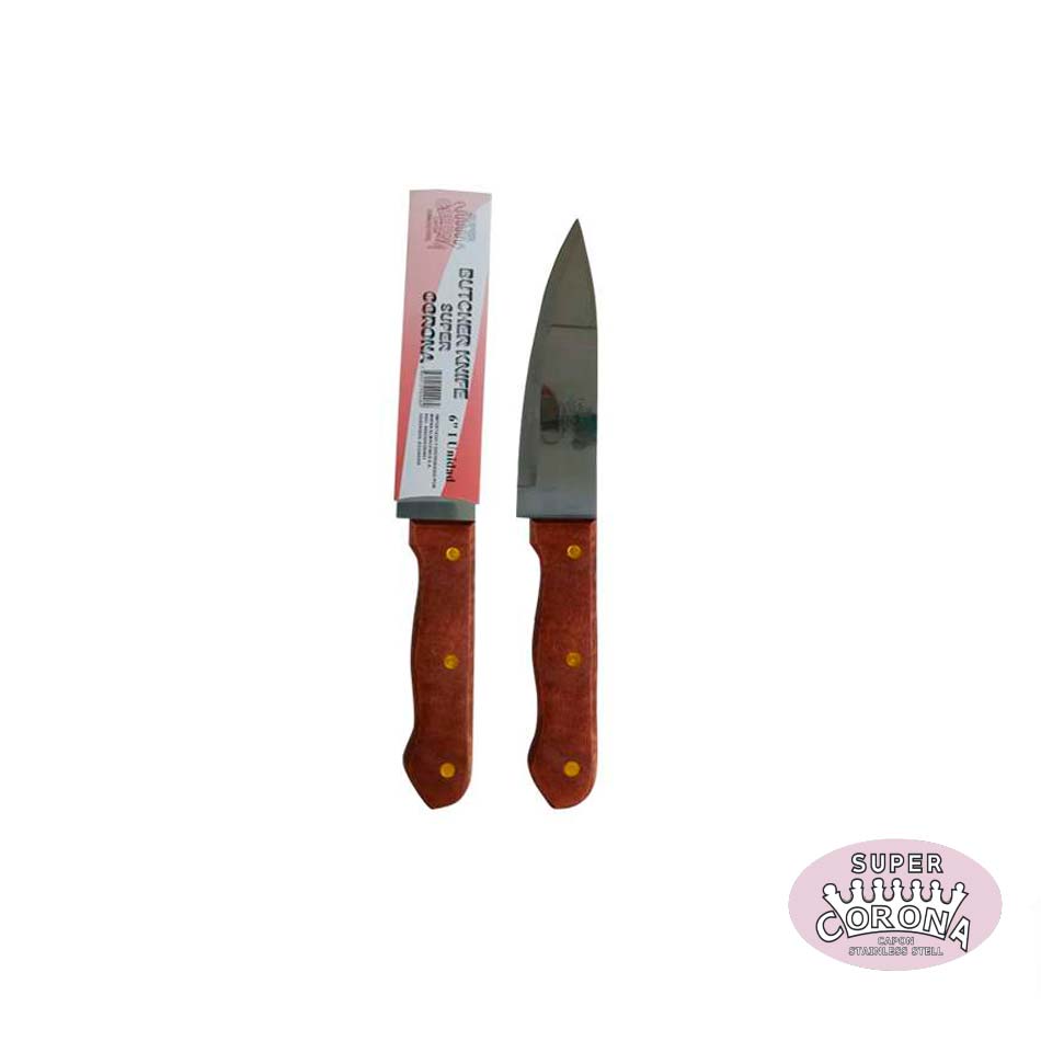 Cuchillo Mango De Madera 6 Pulgadas Super Corona Kf102