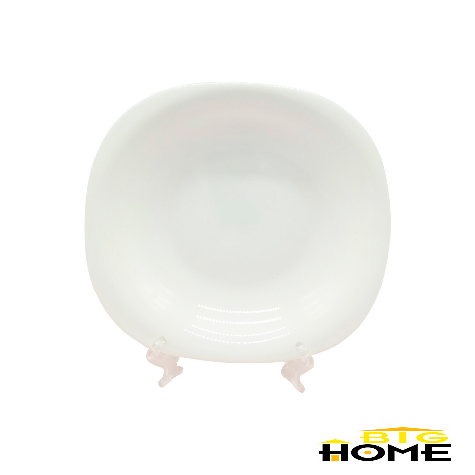 Plato Tendido Opal Cuadrado 9 pulgadas Big Home Blanco FFSP90/6