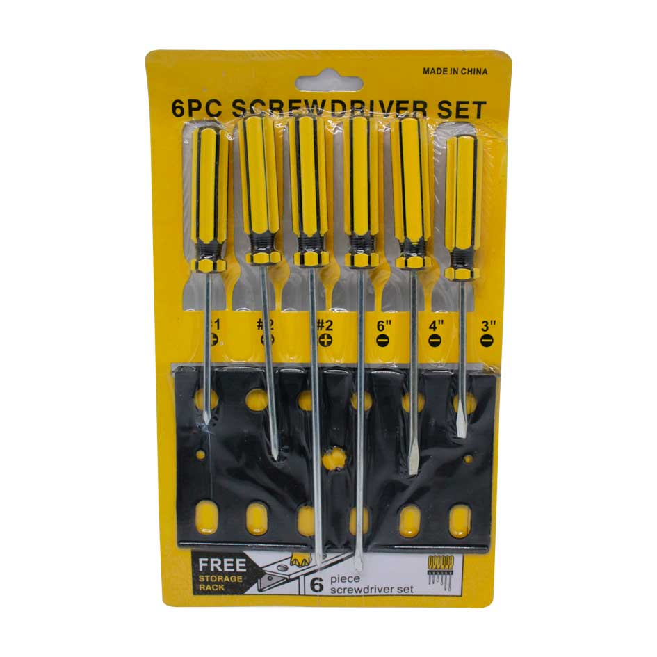 Set Desarmadores 6 Piezas Pl-Est Mia-5355