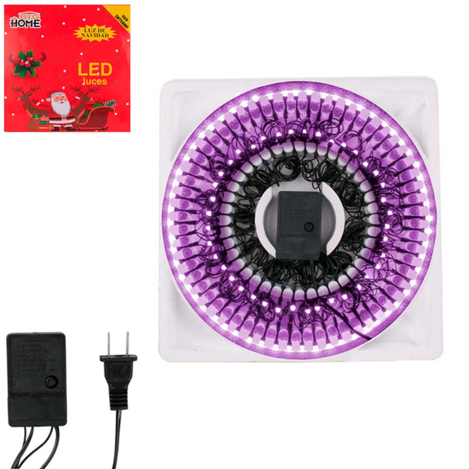 Luces Navidad Led Correc 140L Mia-4222Dv Violeta
