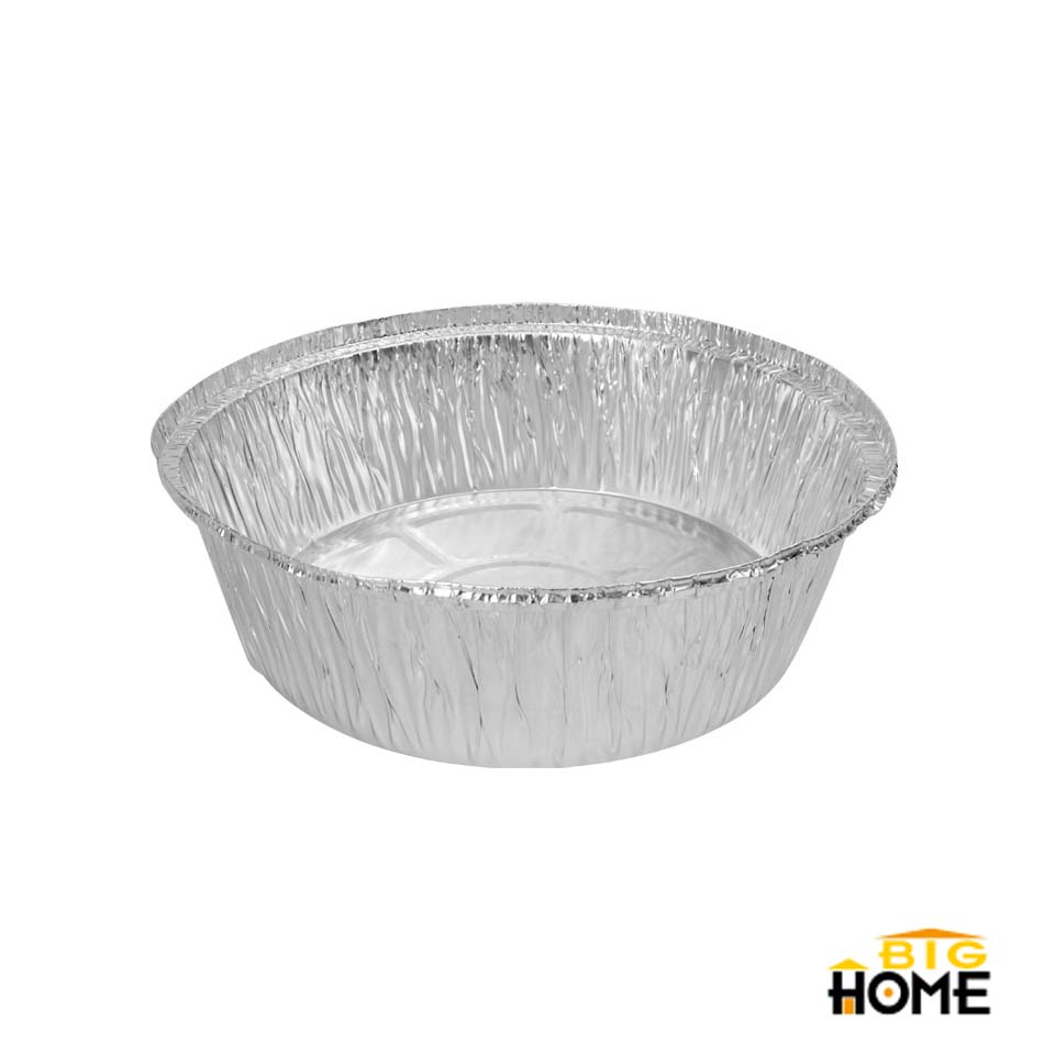 Bandeja Aluminio Desechable Redonda 23x7.5cm Big Home Big1042