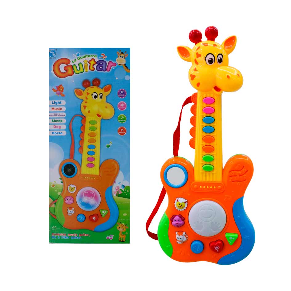 Guitarra Musical Infantil Forma Jirafa Sd9914