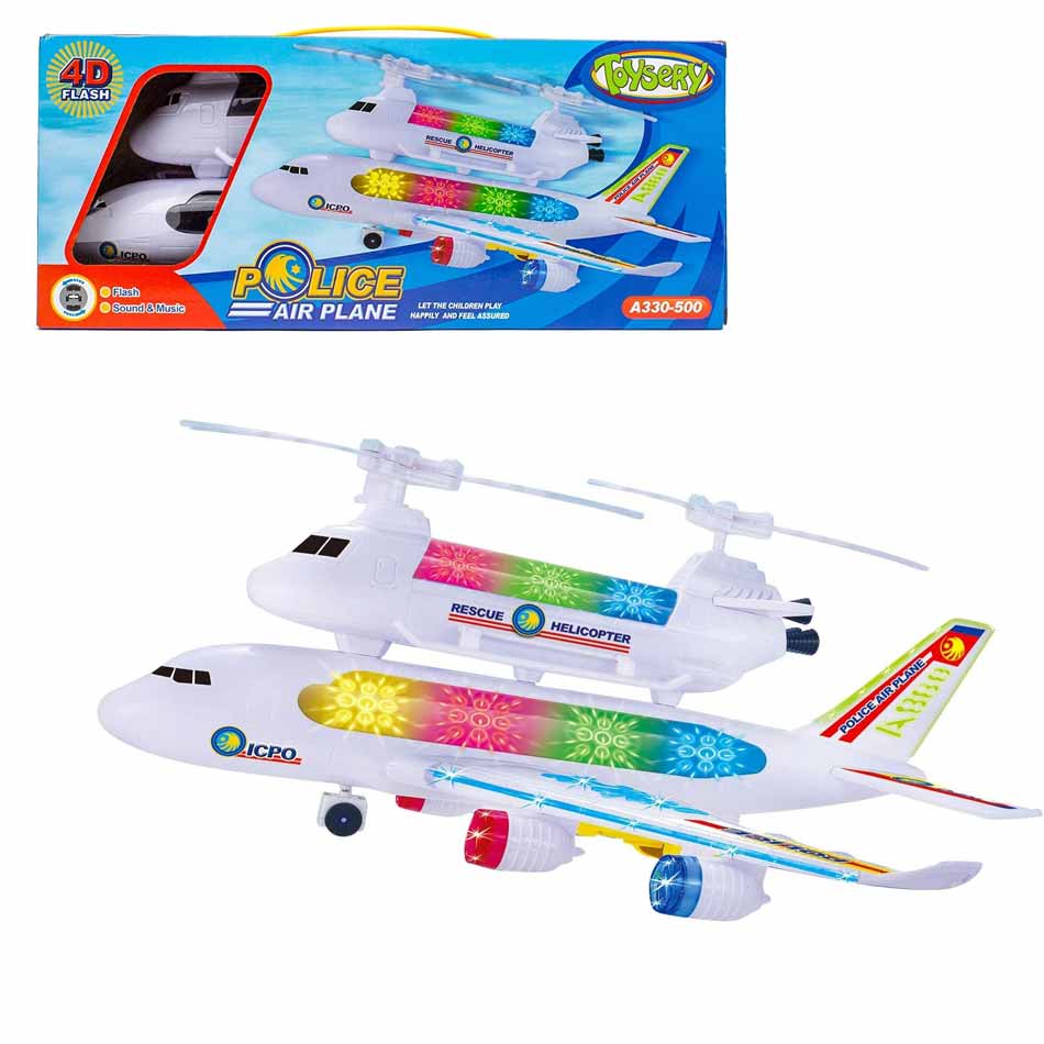 Avión De Rescate Luces 4D Y Movimiento A330500