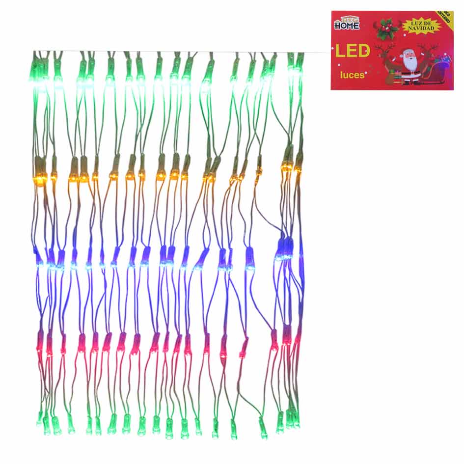 Luces Navidad Malla Led 320L Multicolor Mia-M320