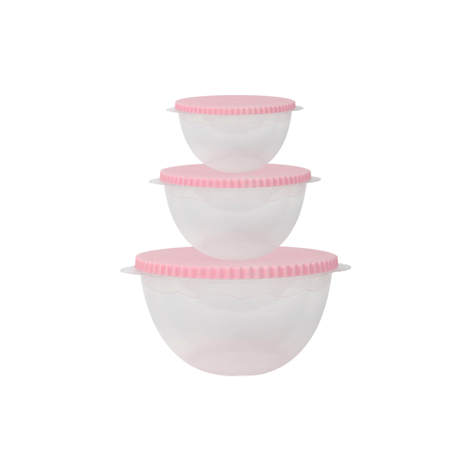 Repostero Plástico Redondo 3 Piezas Mia6752