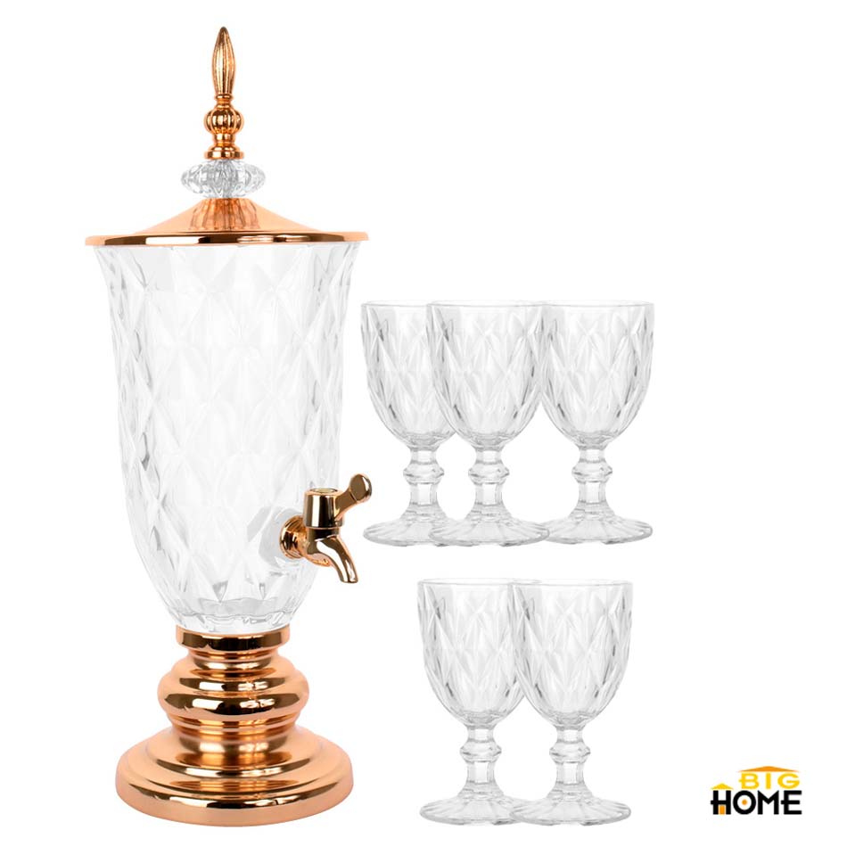 Dispensador Big-Home +5 Copa Vidrio Wl-63