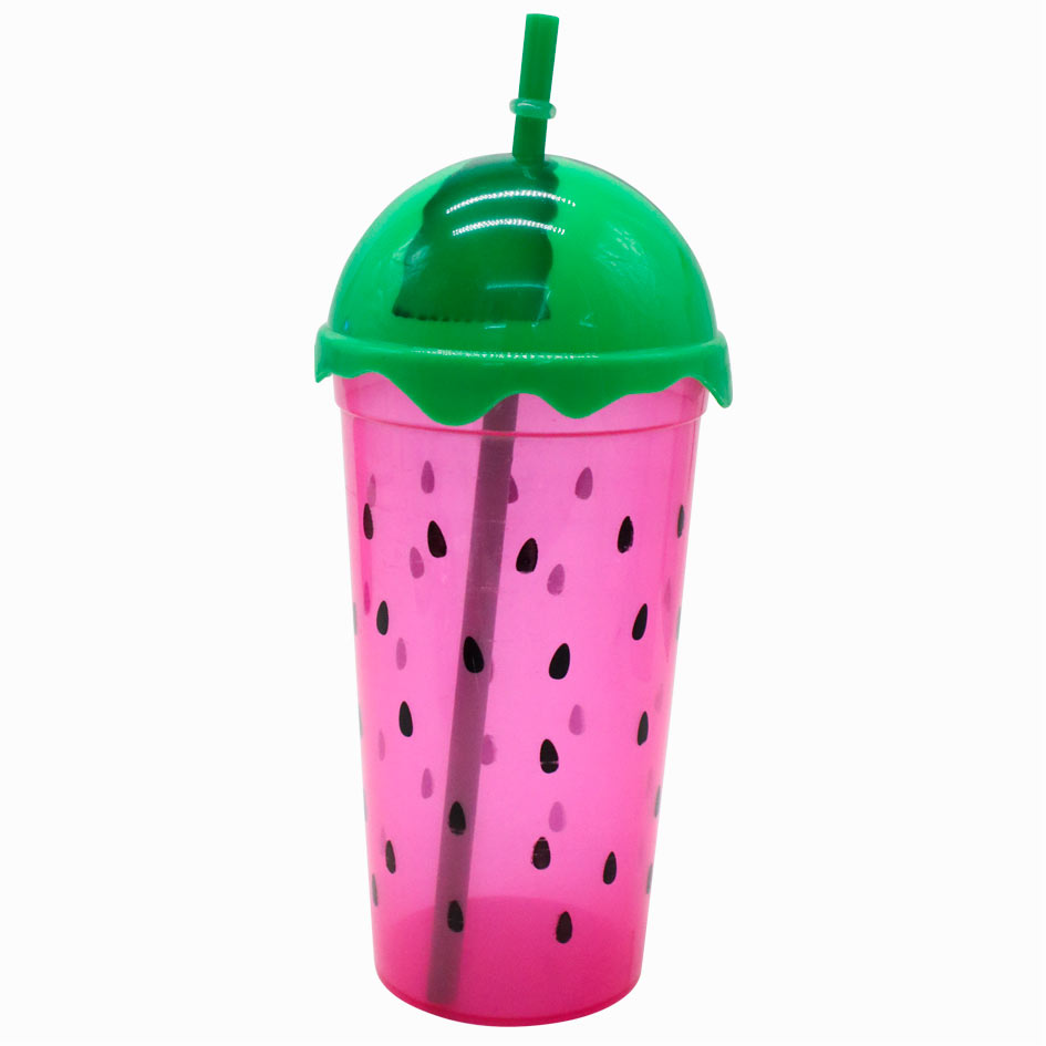 Vaso Con Sorbete Plástico Grande Sandia Big Home Mia-8300