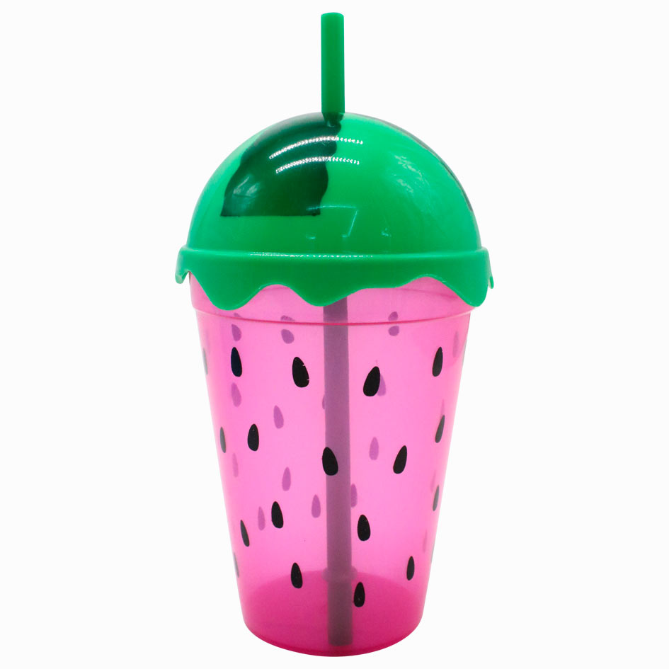 Vaso Con Sorbete Plástico Pequeño Sandia Big Home Mia-8301