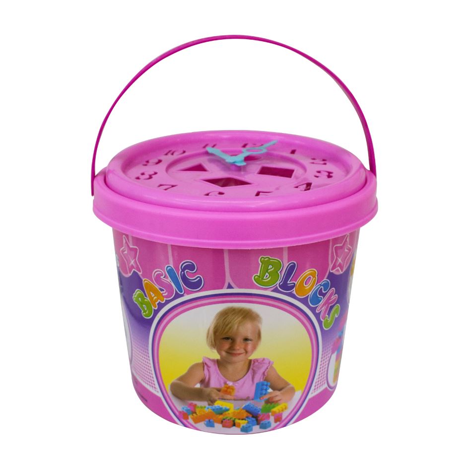 Balde Didactico C/Lego 100 Piezas 3871