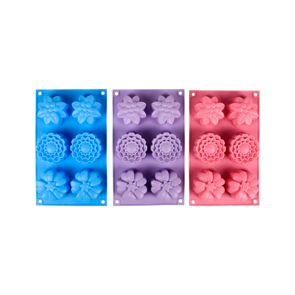 Molde Silicona Flores Mia-8834