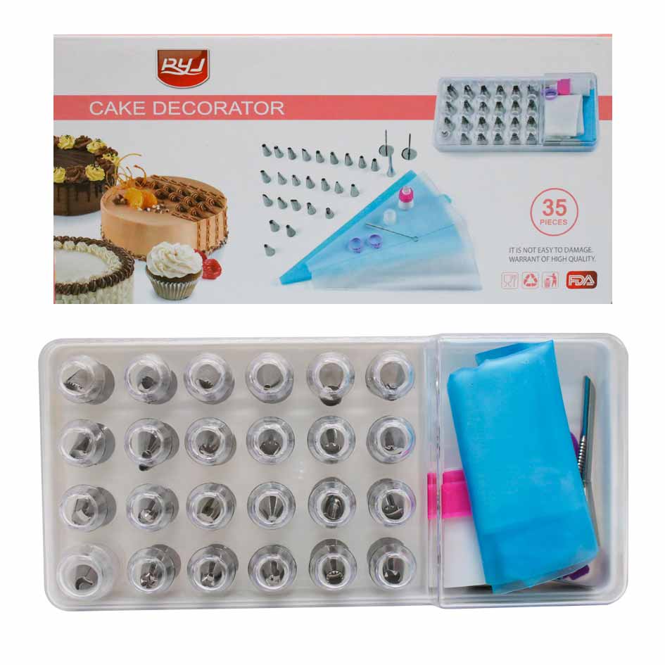 Set Manga Pastelera Y Boquilla 35 Piezas Mia-7957