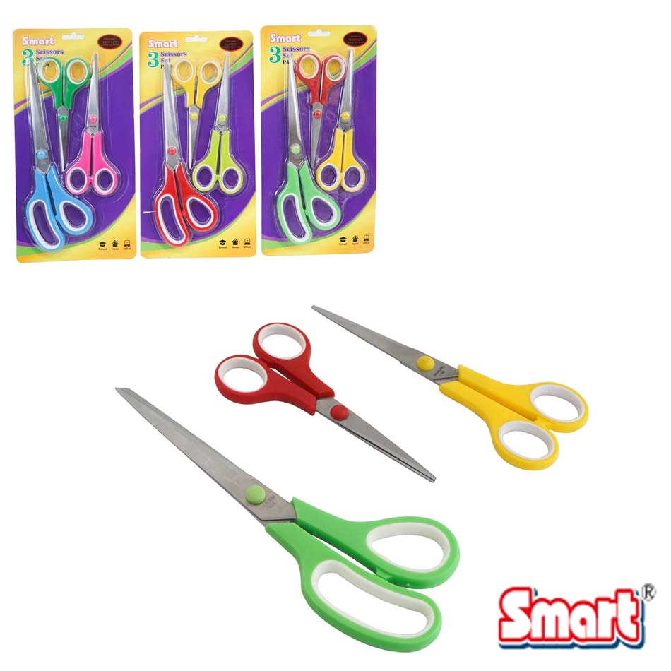 Set Tijeras 3 Piezas Smart Surtido Mia-8037