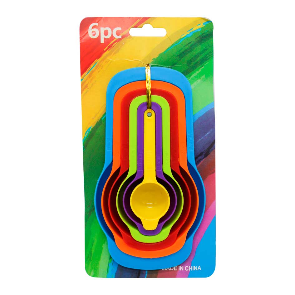 Set Cucharas Plasticas Medidoras 6pzs MIA-7958