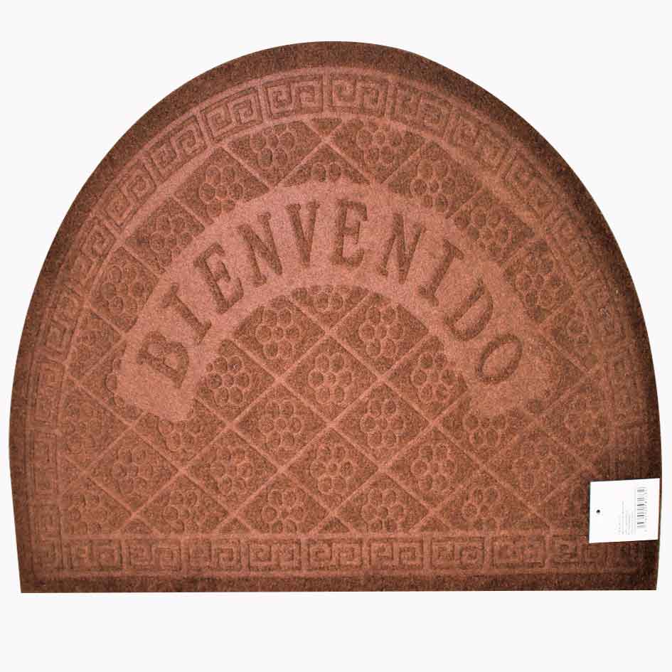 Alfombra Welcome Semicircular 37*57Cm Surtido Mia-8173