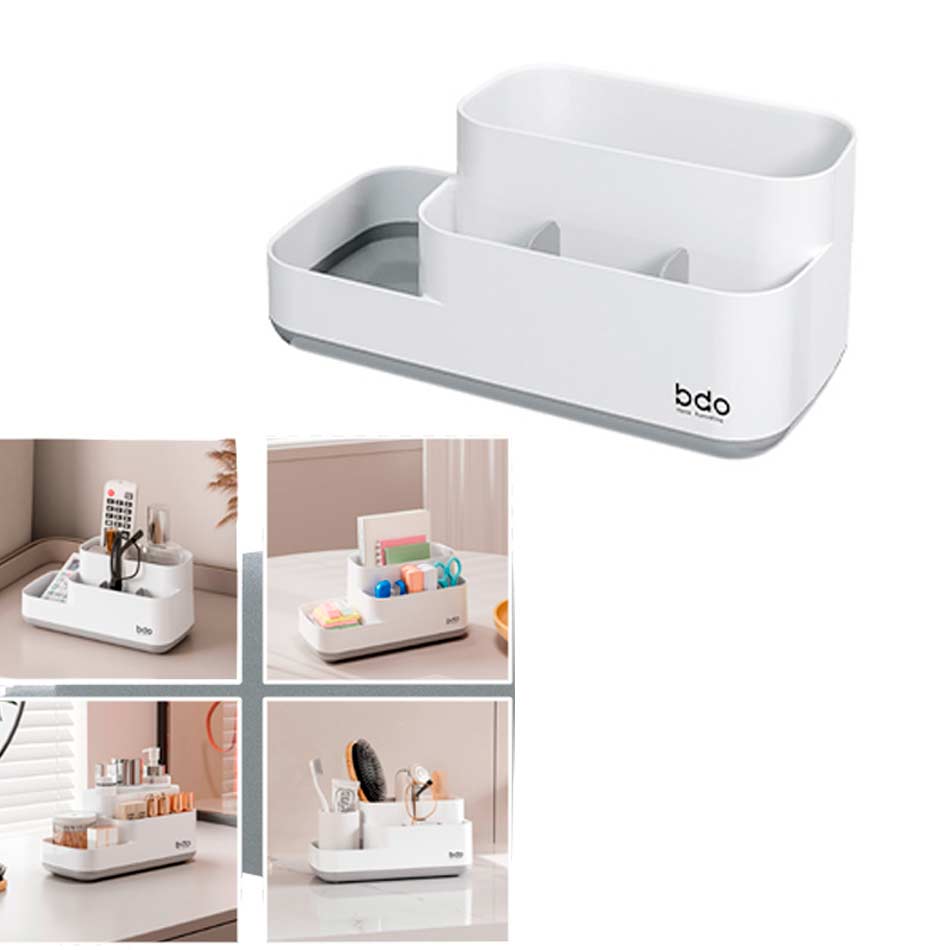 Organizador Plástico Rectangular 5 Compartimientos Caja Bdo Mia-9059